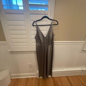 Jenny Yoo bridesmaid army green dress